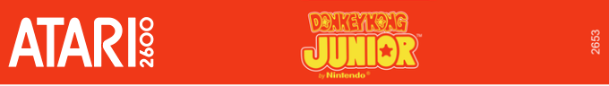 Donkey Kong Junior [Coleco] logo for Atari 2600